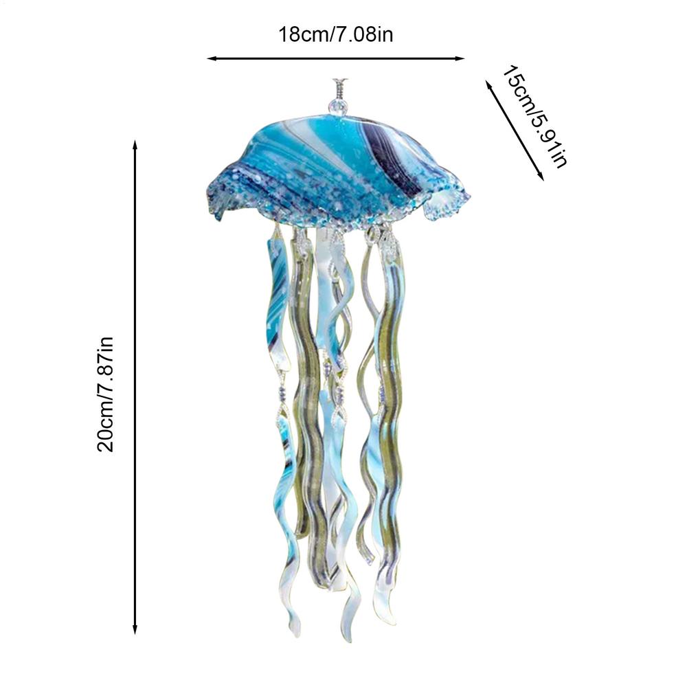 

Подвеска-колокольчик с медузой, Подвеска-колокольчик, Морская подвеска, Акриловая подвеска-медуза, Колокольчики-медузы для сада, двора, свадебного декора