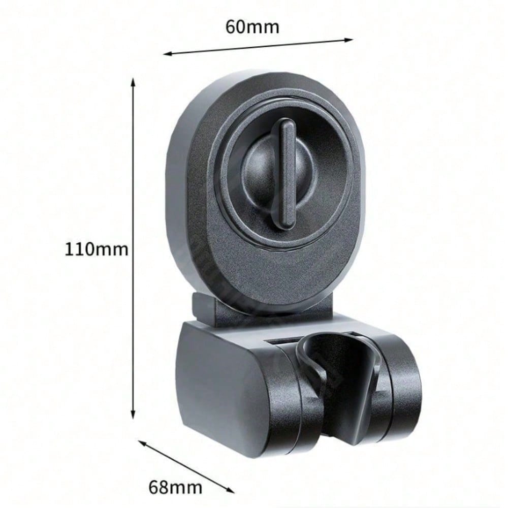 Suction Cup Shower Bracket No Punching Adjustable Mobile Shower Holder