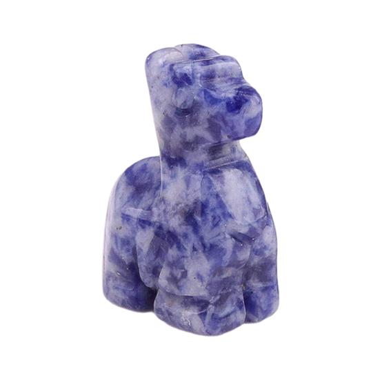 

1 Cute Deer Elk Statue Healing Natural Stone Carved Mini Animal Figurine Collectible Ornaments for Desktop Home Office Decor K