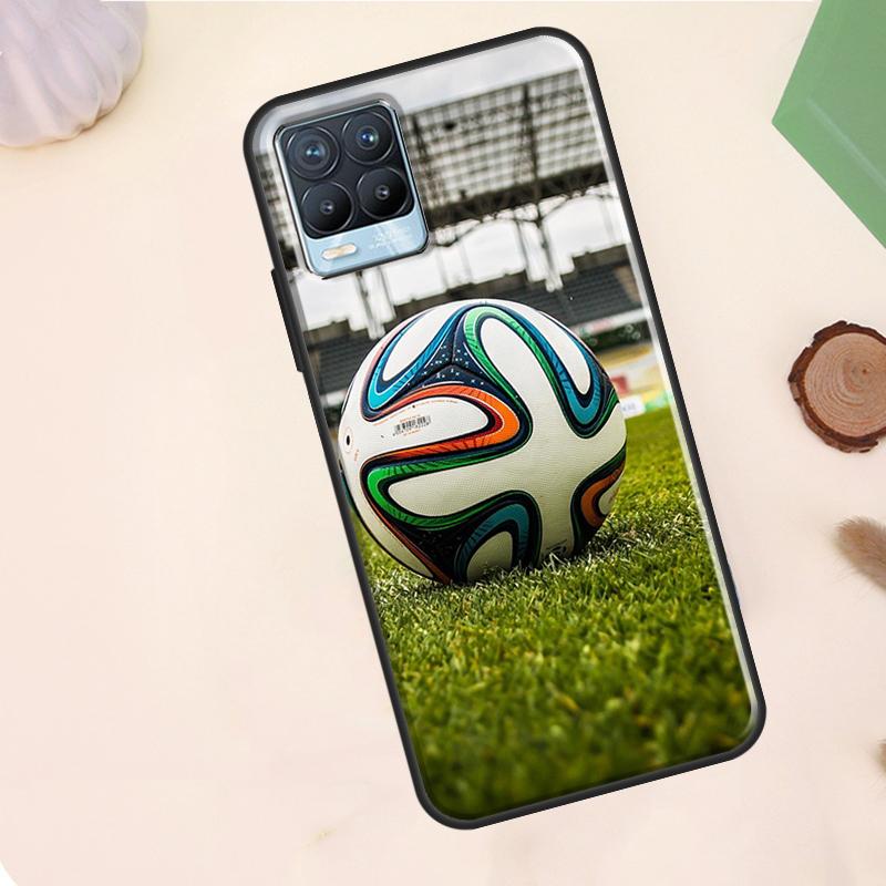 Football Soccer Case For Realme C75 C63 C61 C55 C51 C53 C35 C65 C67 C71 11 12 13 14 15 Pro Plus GT6 GT7 Pro