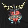 Bon Jovi Unisex Adult Dagger Heart Long-Sleeved T-Shirt