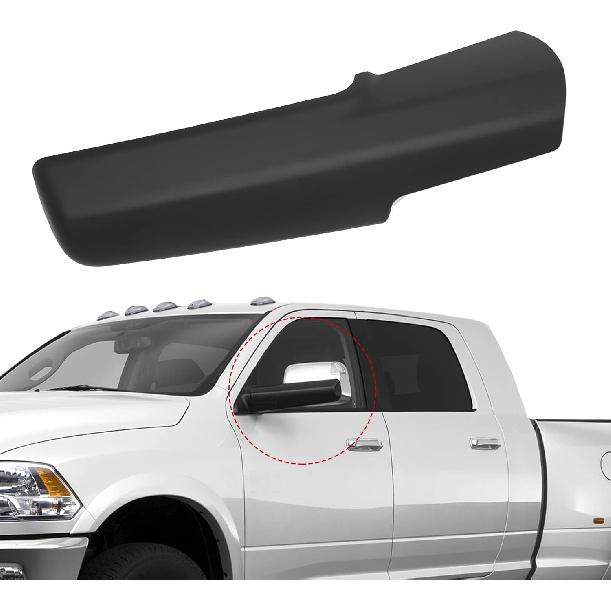 Trailer Tow Mirror Cover Cap Front Arm Right Passenger Side Replacement For Dodge RAM 2014-, 1500 2500 3500 Replace For #68263392AA