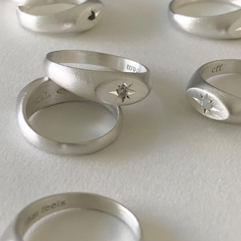 Love of the Bush SIGNATURE STAR CARVED ( White Stone)