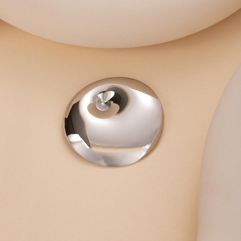 Metal Style Concave And Convex Disc Brooch, High-End Maillard Pin, Light Luxury Temperament, Fashion Niche Accessories