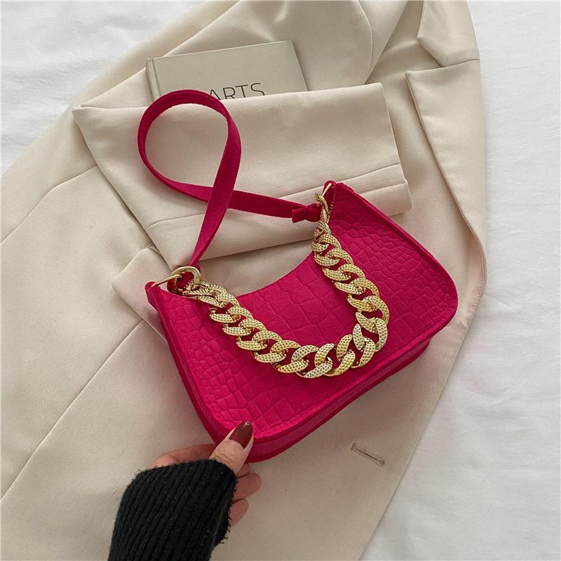 Bag Summer New Fashion Trend Niche Design Chain Handbag Simple Casual Fashion Armpit Bag
