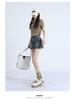 Women's High-Waist Stretch Retro Denim A-line Mini Skirt - Anti-Exposure, Hip-Hugging, Perfect for Spring/Summer Fashion