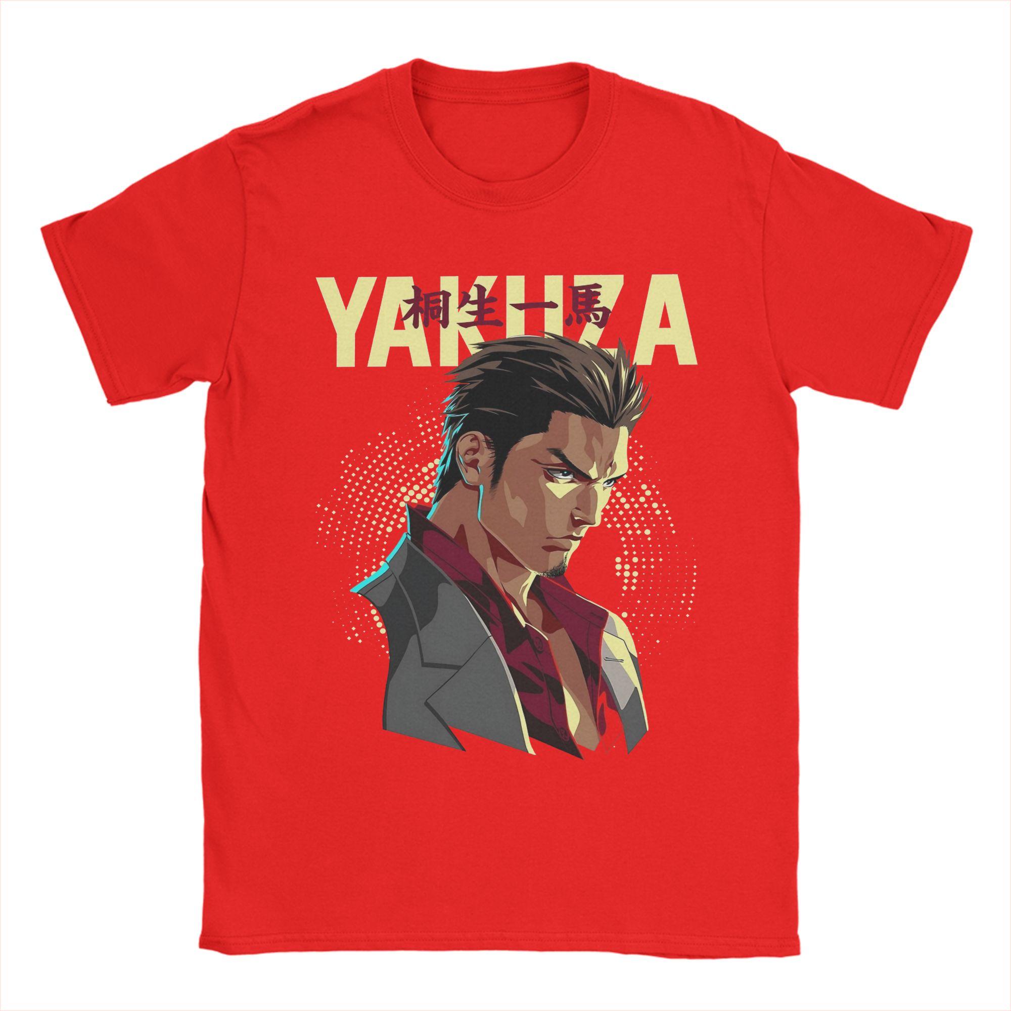 

Yakuza Kiryu Dragon T Shirts for Men Cotton Awesome TShirt O Neck Tees Short Sleeve Clothing Plus Size S