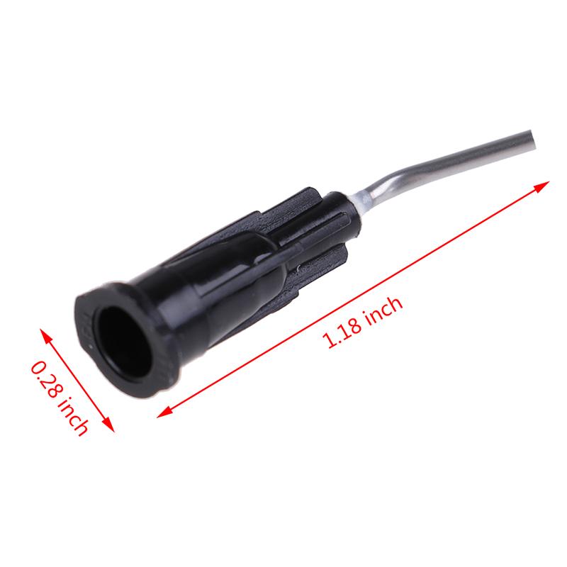 100X seringues à aiguille coudée pour irrigation dentaire Flow Dentals