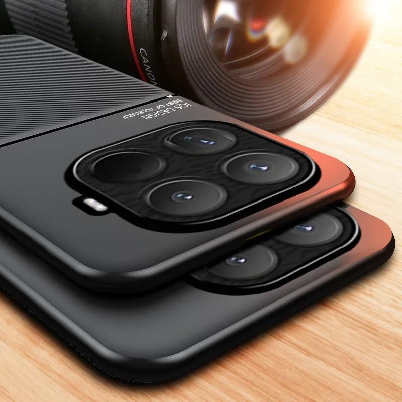 For Xiaomi MI 17T Pro Magnetic Leather Texture Phone Case For Xiaomi 17T Pro Soft Silicone Shockproof Protective Back Cover