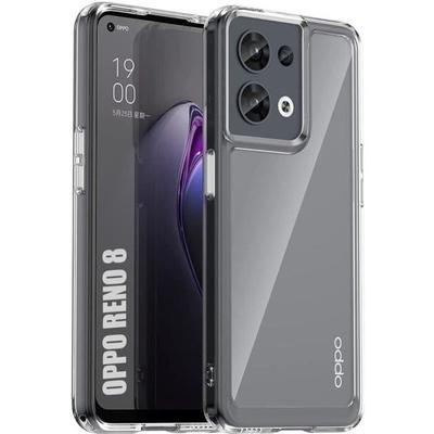 Protective Case - OPPO - Reno 8 5G - Silicone - Ultra Transparent - Shockproof