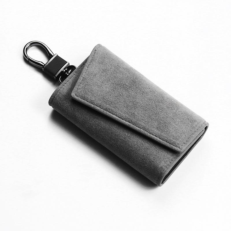 Νέο Δερμάτινο Μπρελόκ Άνδρες Γυναίκες Οργανωτής Θήκη Κλειδιών Πορτοφολάκι Μεγάλης Χωρητικότητας Θήκη Κλειδιού Αυτοκινήτου Θήκη Κλειδιών Οικονόμου Μικρή Θήκη Καρτών