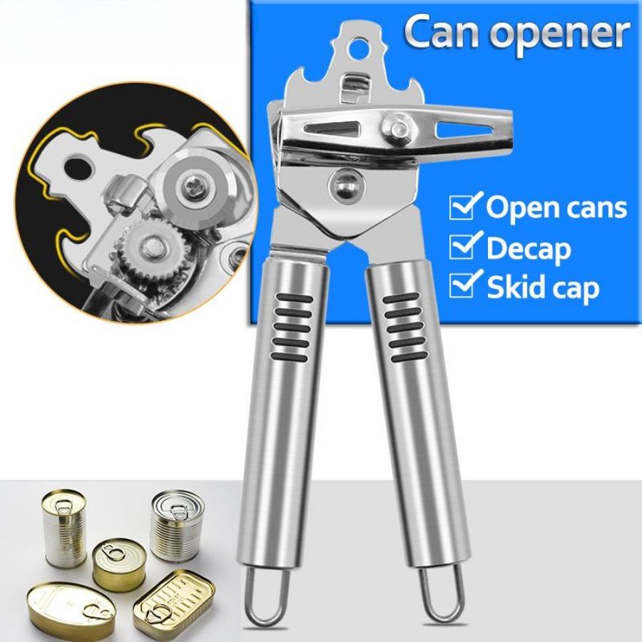 Stainless Steel Can Opener Multifunctional Home Bottle Opener