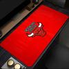 Tappetino per Mouse Logo Chicago Bulls, Base in Gomma, Tappetino per Mouse per Giocatori e Uso Ufficio, Scrivania da Gioco, Tappetino Facile da Pulire Regali di Natale per Fan