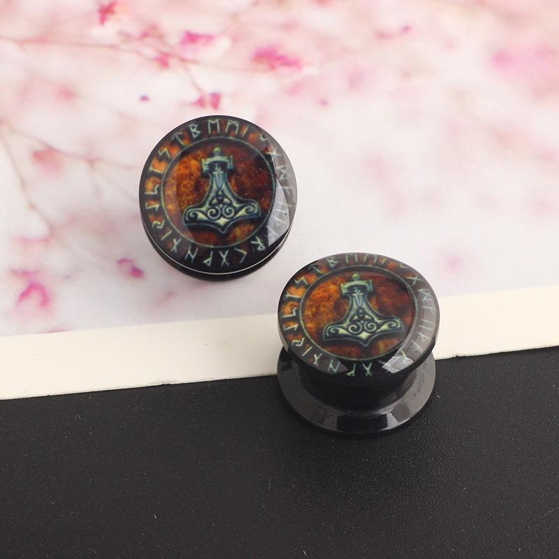 European & American Acrylic Auricle Pulley Ear Expander Jewelry