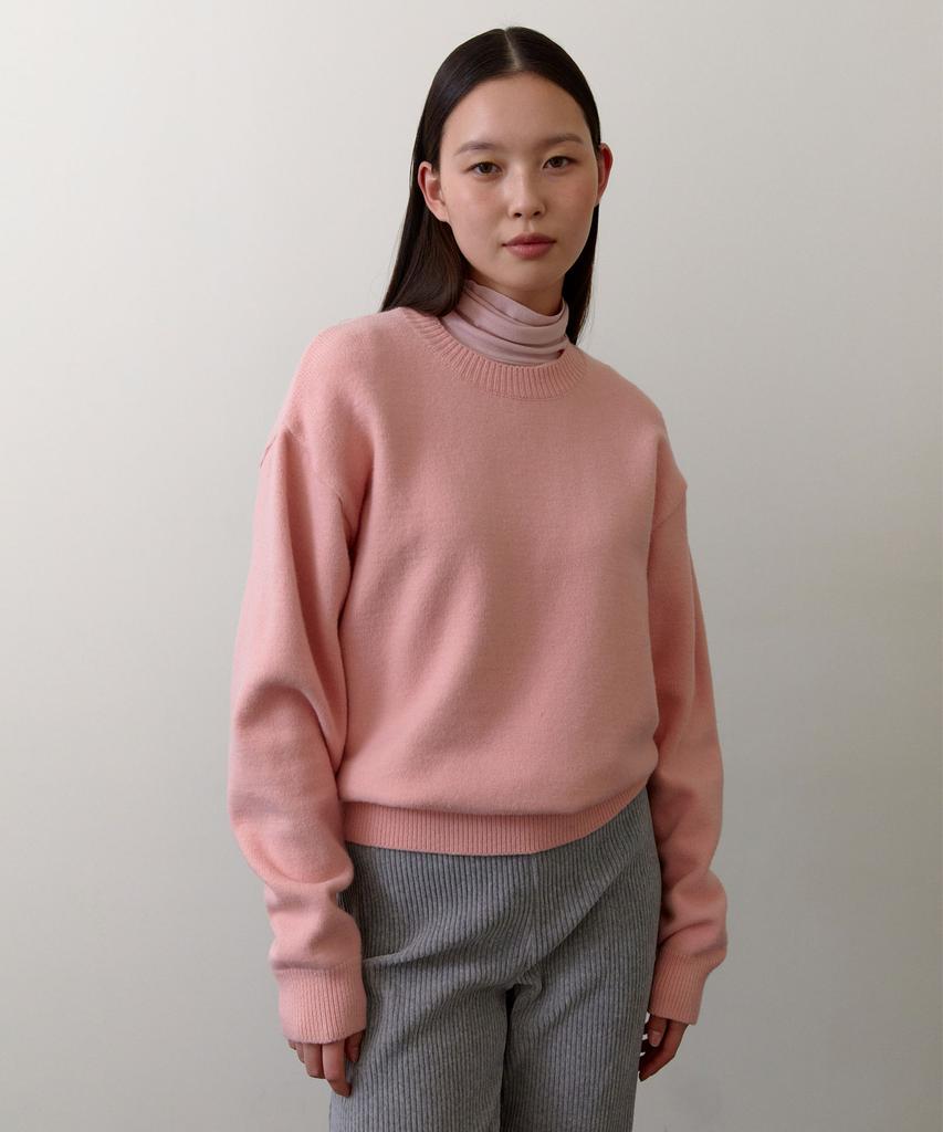 38COMEONCOMMON Classic Turtle Neck T-Shirts (Light Pink)