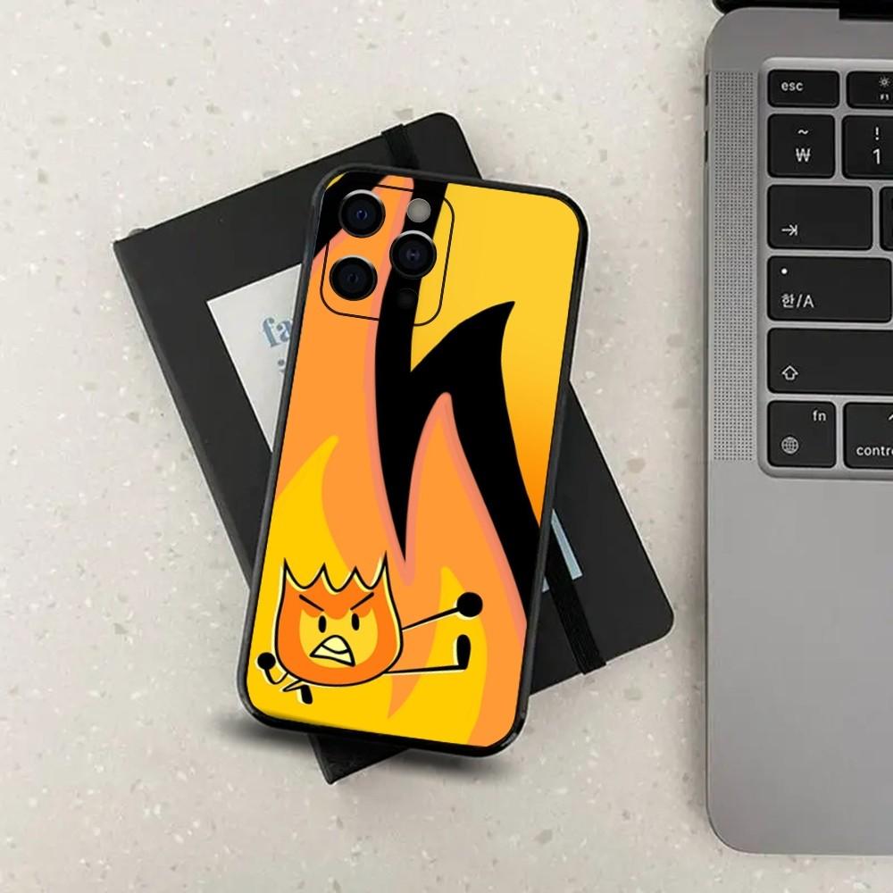 

Bfdi Battle For D-Dream Island Phone Case For Apple iPhone 15,14,13,12,11,Pro,X,XS,Max,XR,Plus,Mini Soft Black Cover iPhone8