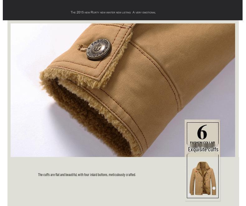 Men's Winter Casual Plus Velvet Thickened Jacket