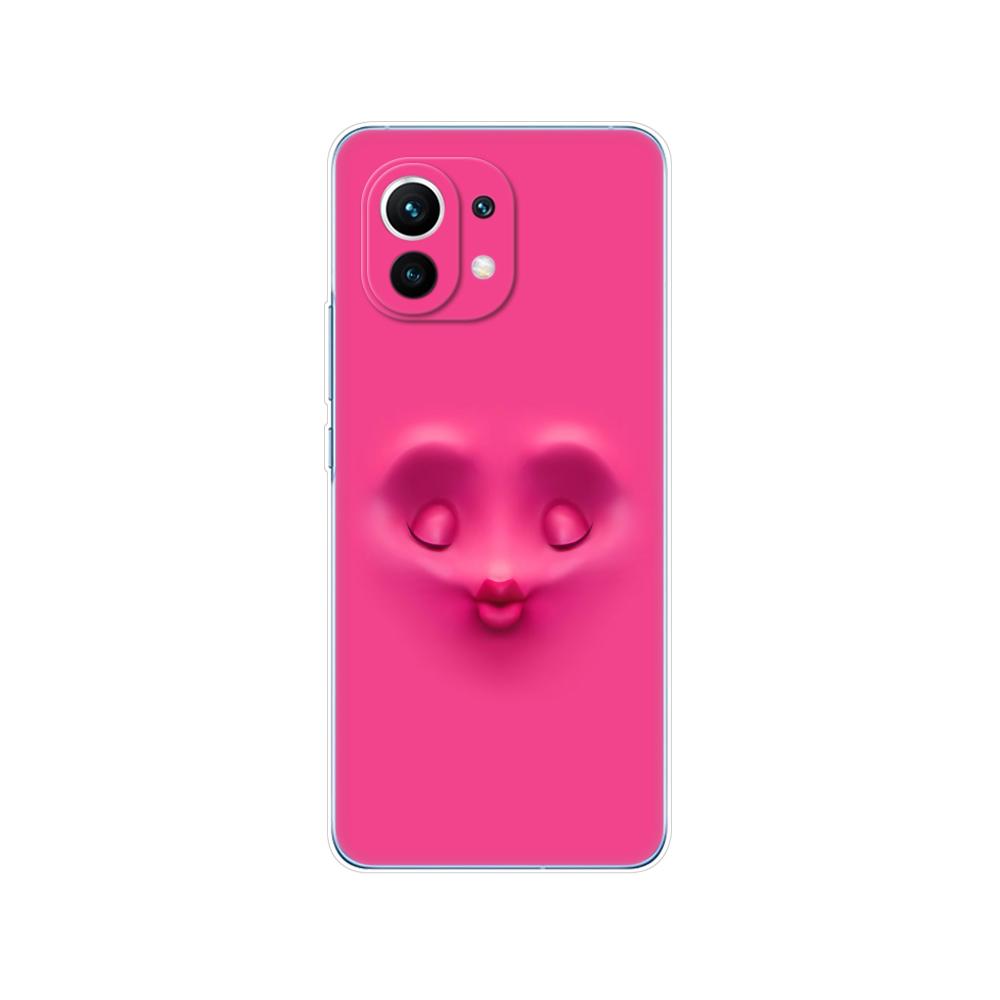 Pro xiaomi Mi 11 / Mi 11 Lite 5G NE 4G / Mi 11i / Mi 11 Ultra Case Phone Zadní kryt pro xiaomi11 i 11 Lite Xiomi Mi11 Silicon TPU