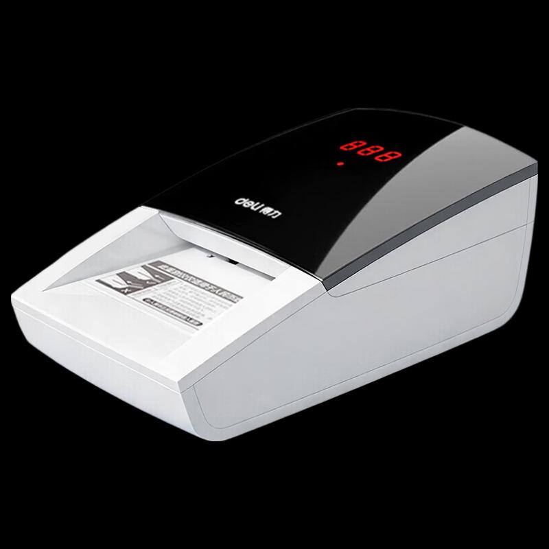 Deli 2129 Smart Voice Portable Banknote Detector CN plug (adapter included)