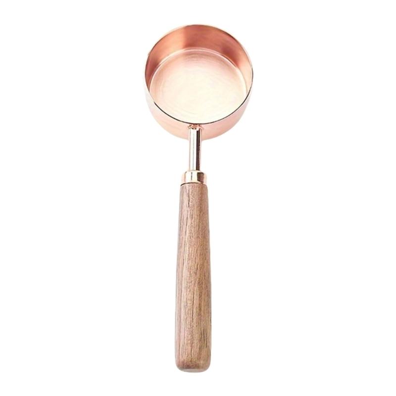 

Wood Handle Spoon Vintage Metal Melting Spoon Waxes Melting Spoon for Seal Stamp Envelope Letter Art Craft Embellishment