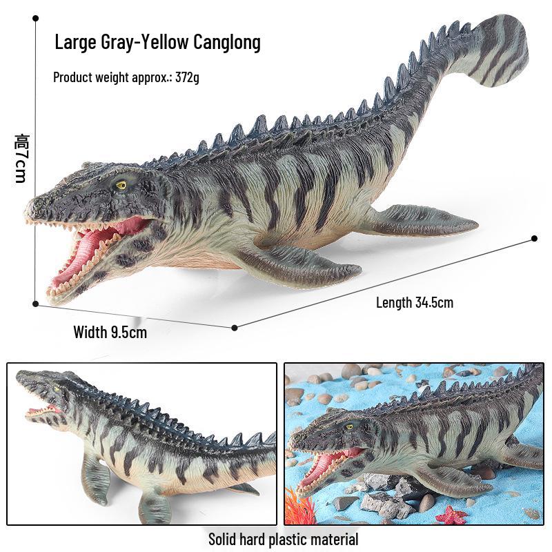 Jurassic Simulation Dinosaur Toys: Spinosaurus, Tyrannosaurus Rex, Mosasaurus