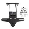 Bruce & Shark License Plate Frame, Compatible with Yamaha YZF-R25, YZF-R3, MT-25, and MT-03, Universal Motorcycle Reflector, Number Plate Bracket, Cus