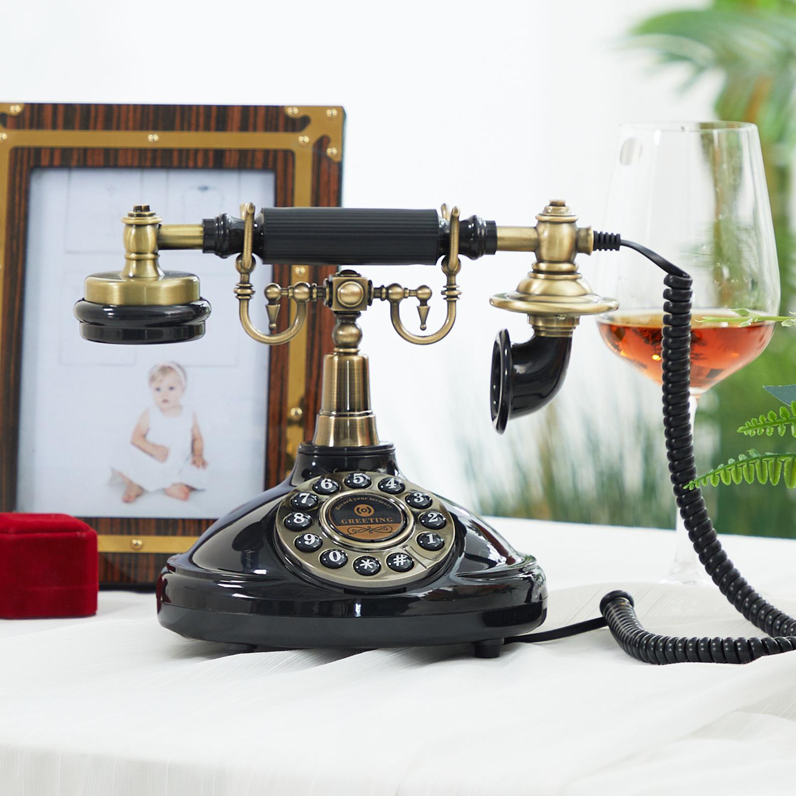 

Ретро Отельный Телефон DIY Аудио Книга Гостей для Свадеб - Версия с Антикварными Кнопками Standard