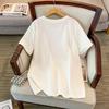 Plus Size Loose Mid-Length Short-Sleeve T-Shirt for Women (200-350 Jin)
