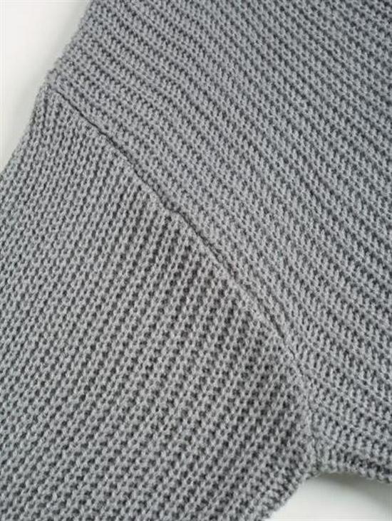 2025 Autumn/Winter Women's V-neck European & American Knit Cardigan - Loose Solid Color.