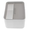 Tissue Box Cover Rectangular Plastic Remote Control Stationery Storage Napkin Box Holder for Office Living Room