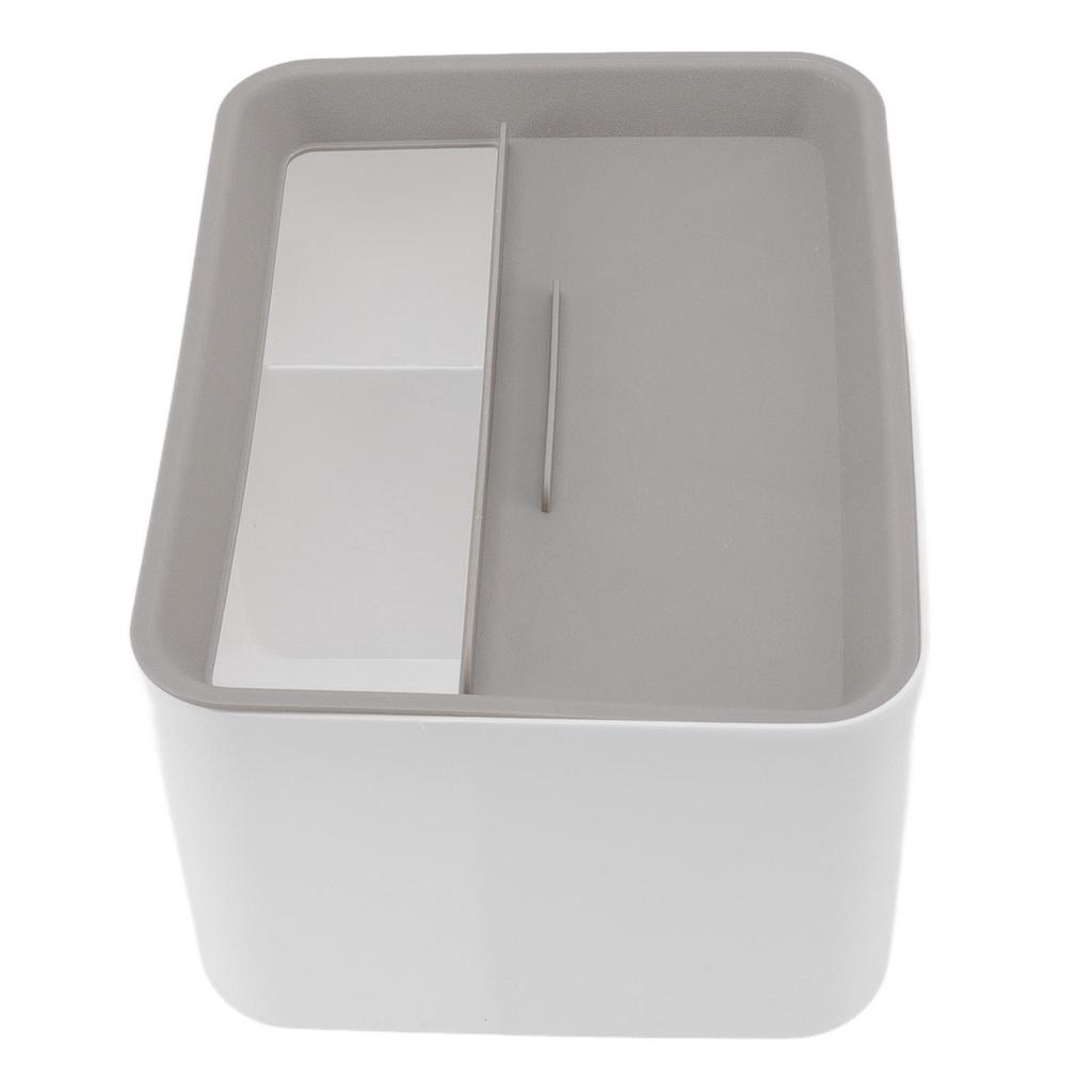 Tissue Box Cover Rectangular Plastic Remote Control Stationery Storage Napkin Box Holder for Office Living Room