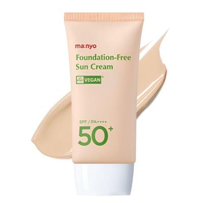 Foundation-Free Sun Cream 50ml SPF50+ PA++++ Tone-Up Sunscreen