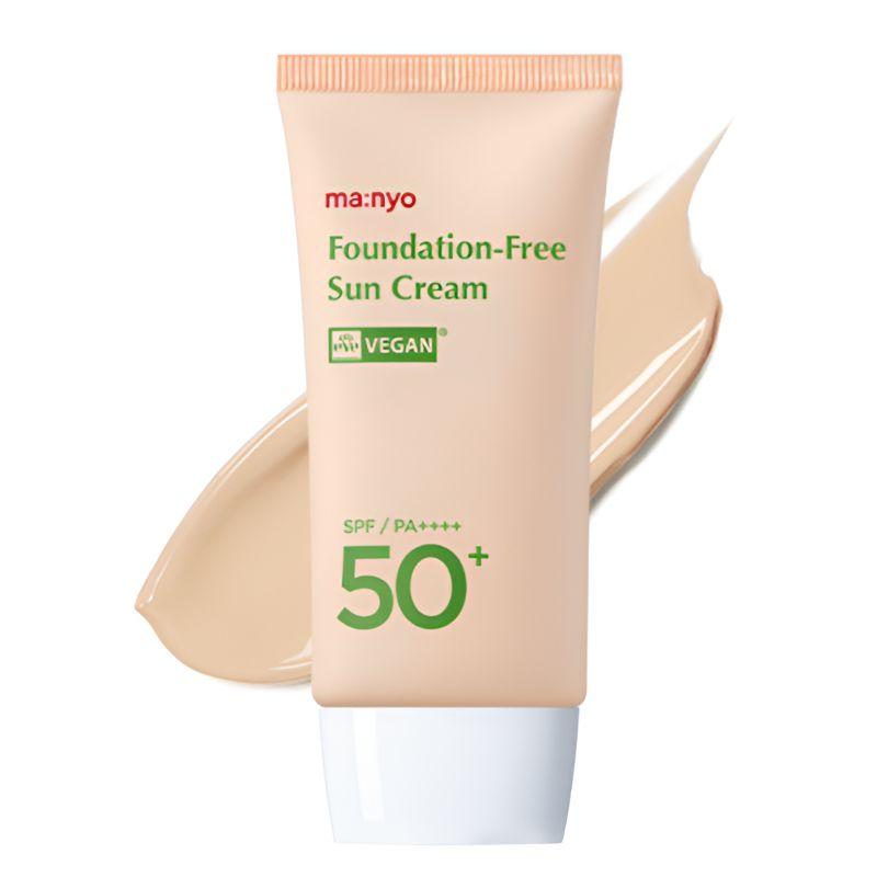 Manyo Factory Foundation-Free Sun Cream 50ml SPF50+ PA++++ Tone-Up Sunscreen