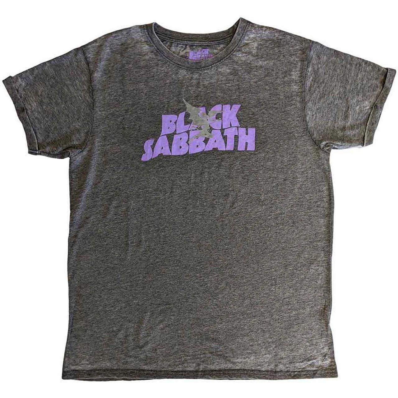 Black Sabbath  Logo And Daemon  Charcoal T shirt - NEW S
