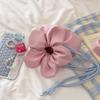 Cute Small Flower Bag Korean Style Floral Bucket Bag Casual Canvas Shoulder Bag  Shopping