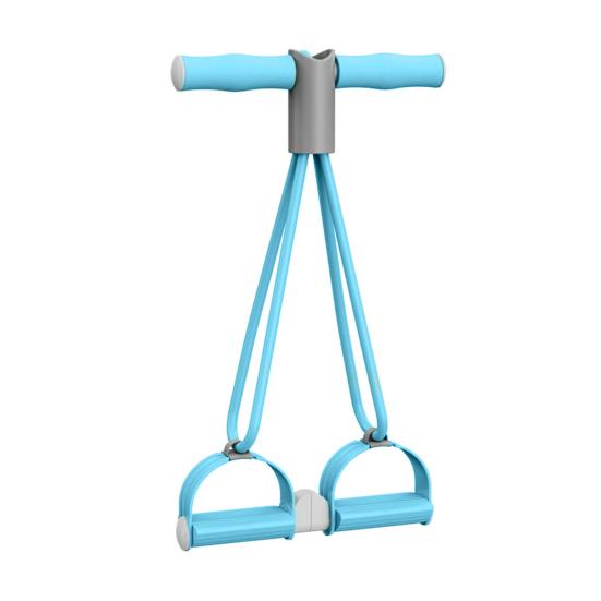 Separable Pedal Ankle Puller Resistance Band with Handle Elastic Yoga Sit-up Pull Rope Men Women Pedal Tensioner Exerciser Workout Equipment