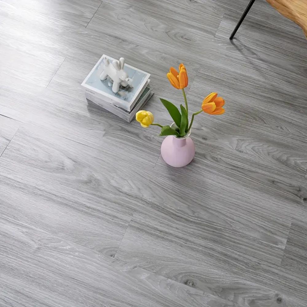 10 pièces 40cmX15cm Autocollants de Sol Imitation Bois Auto-adhésifs pour Salons, Salles de Bain, Cuisines, Décoration de Maison Autocollant de Sol