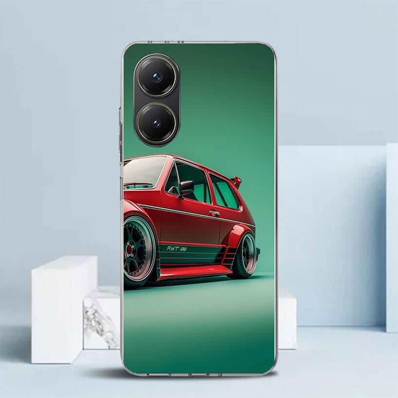 

MK1 Golf Vintage Car Soft Cover for Xiaomi Poco F7 Ultra X7 X6 X5 Pro M7 Phone Case Redmi 15 15C 13 13C 12 12C 10 10C Print Shel Xiaomi Poco X5 Pro