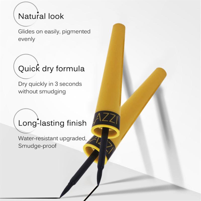 Long-lasting And Smudge-proof Mascara And Eyeliner Liquid Gel Pen Combo Set