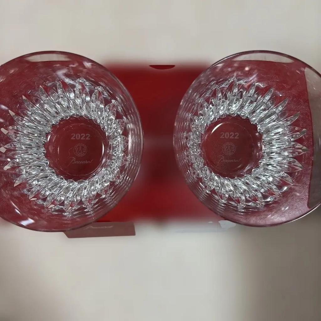 Baccarat Crysta Rokový pohár 2022 Křišťálová sklenice na whisky Sada 2 kusy Krabice pár