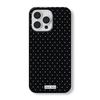 Minimalist Black White Polka Dot Phone Case for iPhone17 16 15 14 13 12 11 Pro Max Aesthetic Dot Shockproof Cover for WomenGirls