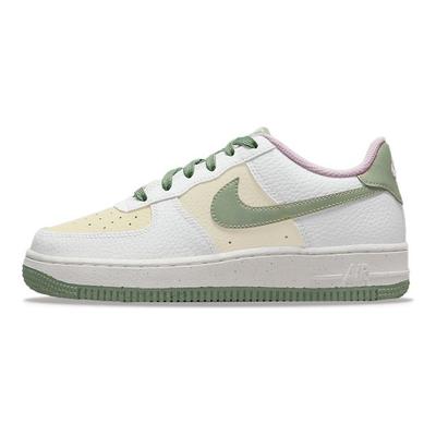 Baskets Air Force 1 LV8 GS Vert Sourd Enfants Blanc Sommet-Blanc Lait de Coco DQ0360-100