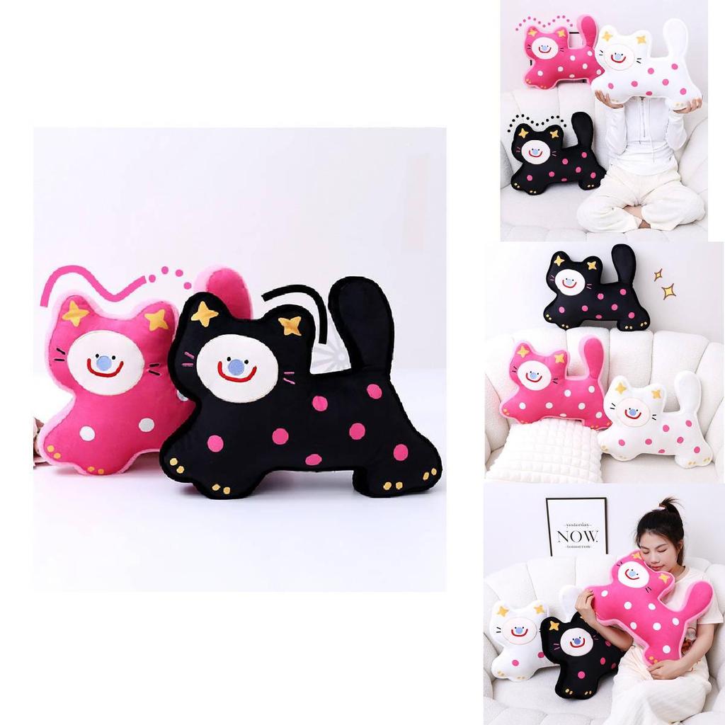 Adorable Plush Cat Pillow Soft Stuffed Animal Toy Perfect Gift For Kids