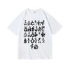 T-shirt Hip-Hop Oversize a Manica Corta Wu-Tang Clan "Logo W Classico" Carbone Lavaggio Vintage