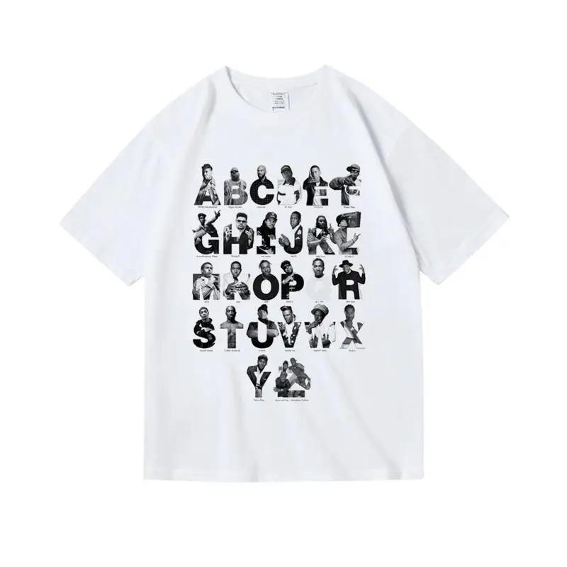 T-shirt Hip-Hop Oversize a Manica Corta Wu-Tang Clan "Logo W Classico" Carbone Lavaggio Vintage