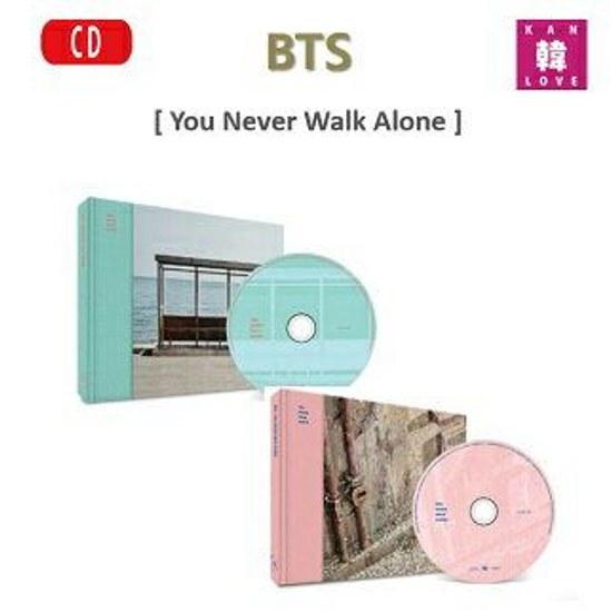 BTS You Never Walk Alone Regular 2nd Album CD Version Random Bulletproof Boy Scouts Bantan/Bonus 1 Photo Card + Trading