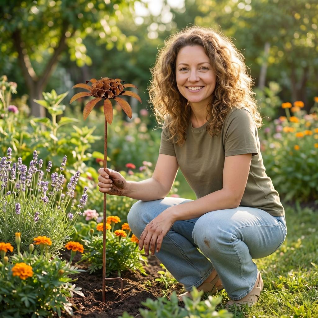 Schmiedeeisen Hof Garten Wiese Dekorative Bodenstecker