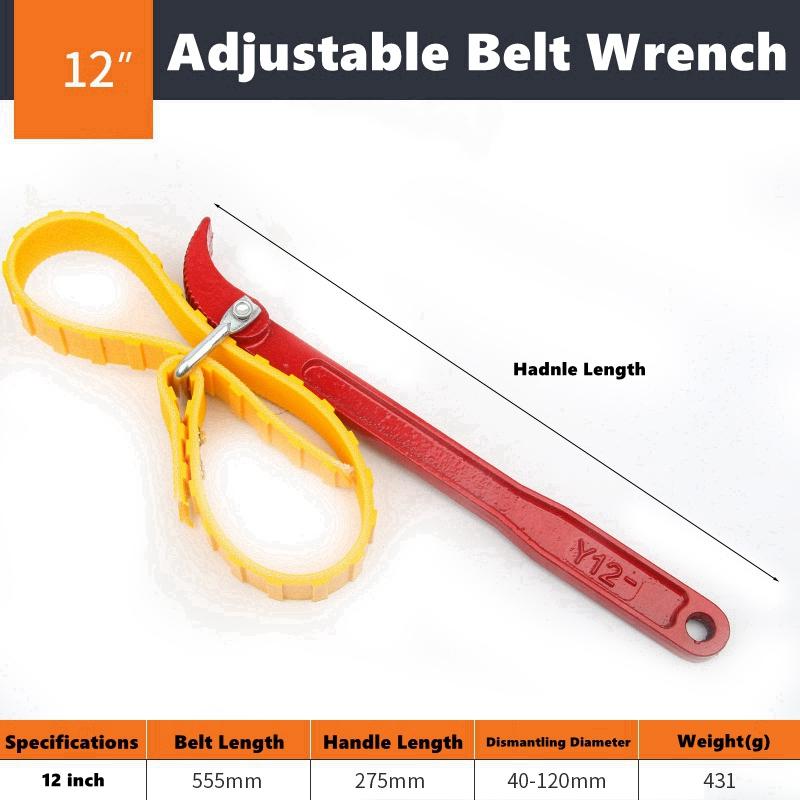 Xiaomi Adjustable Strap Opener Chain Oil Filter Belt Wrench Puller Spanner Cartridge Disassembly Repair Tool Motorcycle Car Accessories