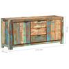 Sideboard 175x40x75 cm Reclaimed Solid Wood