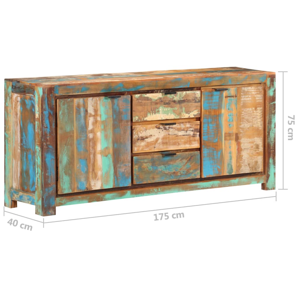 Sideboard 175x40x75 cm Reclaimed Solid Wood